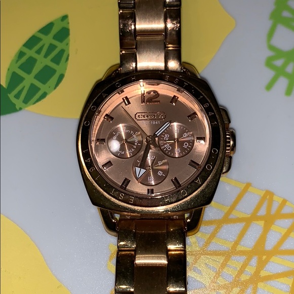 🌹Rose Gold Coach Watch🌹 - Picture 3 of 6